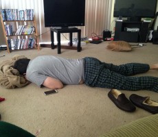 Someone make sure he's alive.