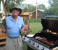 dad grilling