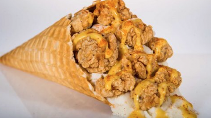 Houston Astros Serving Fried Chicken Like Ice Cream, In A Waffle Cone. What?