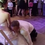 Completely Hammered Groom Enters The Danger Zone, Ruins Garter Toss
