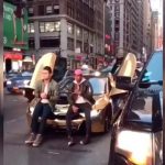 Two Assholes Posed In Traffic Before One Hero Decided To Bash Their Windshield In As Payback