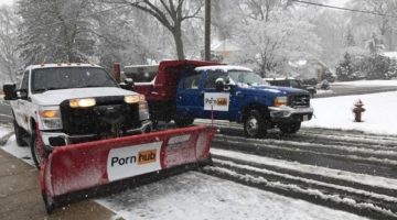 PornHub Is Plowing Boston's Snowy Streets Today For Free So People Can, You Know, Go Out And Plow