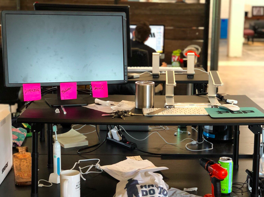 A Breakdown Of Everything On Micah's Desk