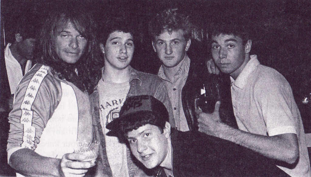 A heavily, um, medicated Diamond Dave, Sean Penn and the Beastie Boys.