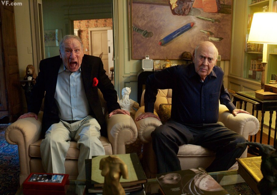 Mel Brooks and Carl Reiner being hilarious and old.