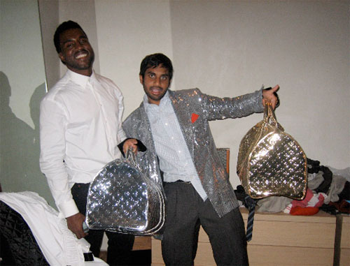 I want an Aziz/Kanye buddy cop movie to happen so bad.